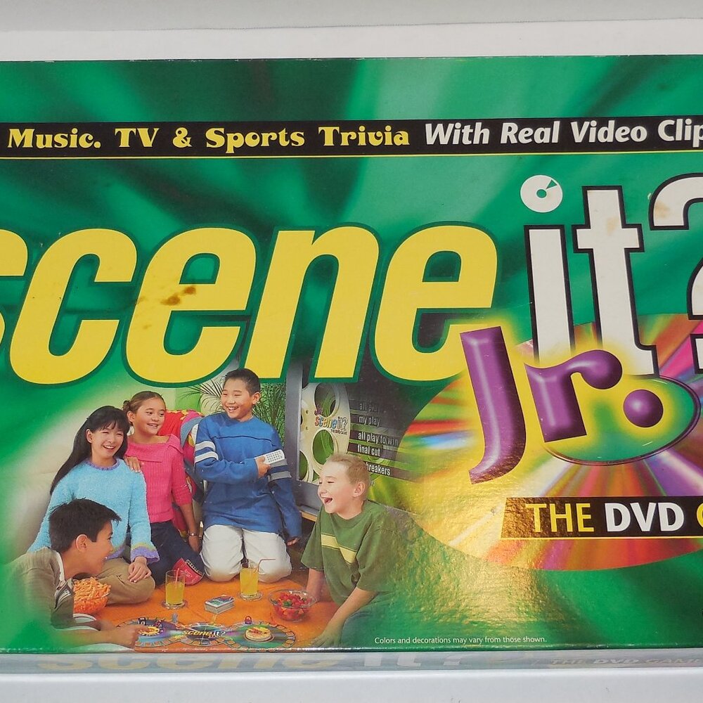 2004 Scene It Jr Edition DVD Board Game 100% Complete Vintage